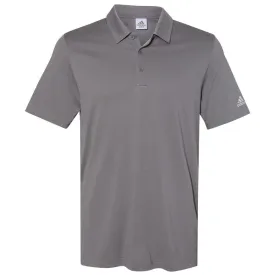 adidas Golf Men's Grey Four Cotton Hand Polo