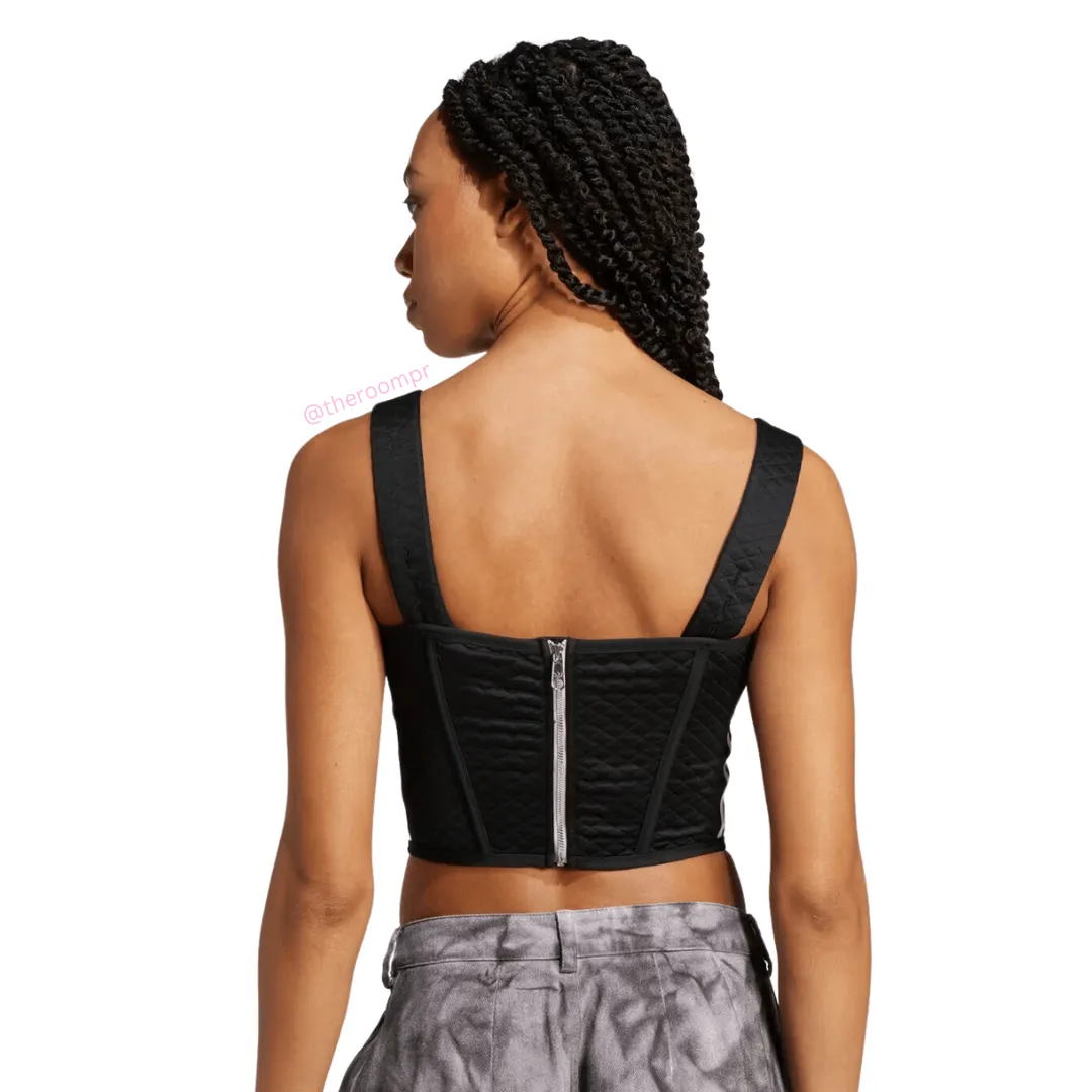 Adidas Women's Premium Corset Top - Reversible Black