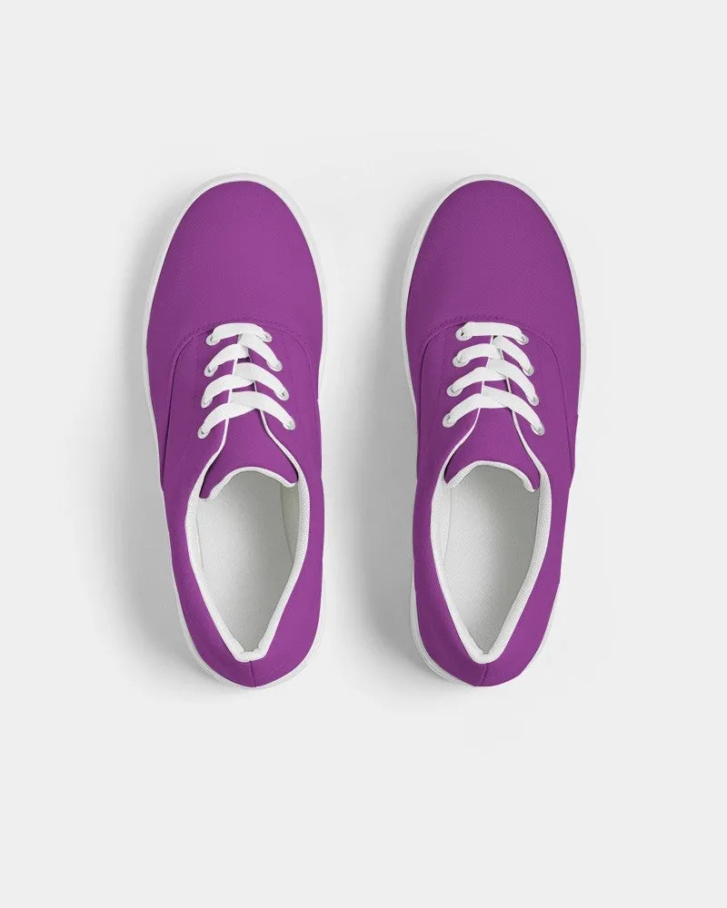 Bright Purple Women's Canvas Sneakers | Women's | Bright Pure Purple | C50M100Y0K0