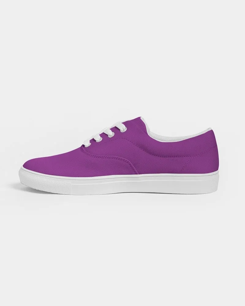 Bright Purple Women's Canvas Sneakers | Women's | Bright Pure Purple | C50M100Y0K0