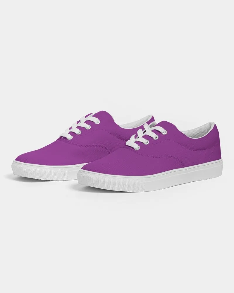 Bright Purple Women's Canvas Sneakers | Women's | Bright Pure Purple | C50M100Y0K0