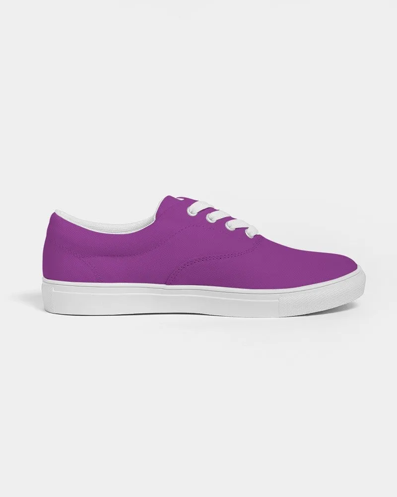 Bright Purple Women's Canvas Sneakers | Women's | Bright Pure Purple | C50M100Y0K0