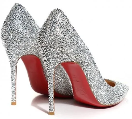 Burma Strass Decollete 554 100 Pumps 37 Silver