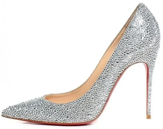 Burma Strass Decollete 554 100 Pumps 37 Silver