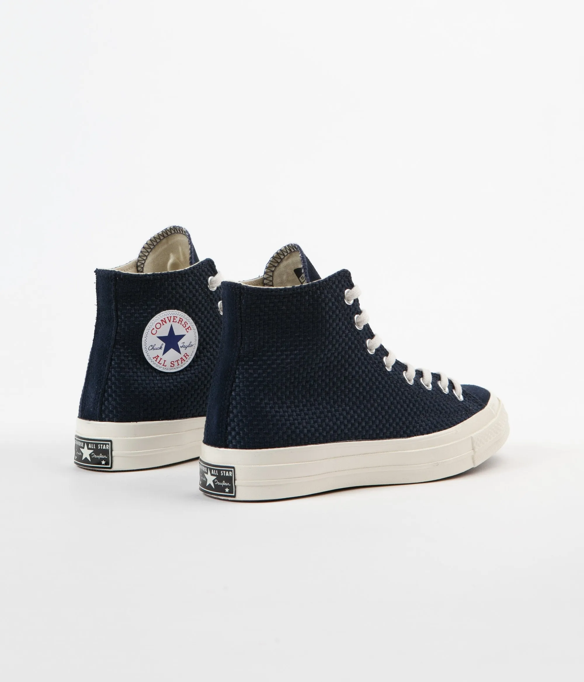 Converse CTAS 70's Hi Woven Shoes - Obsidian / Egret / Egret