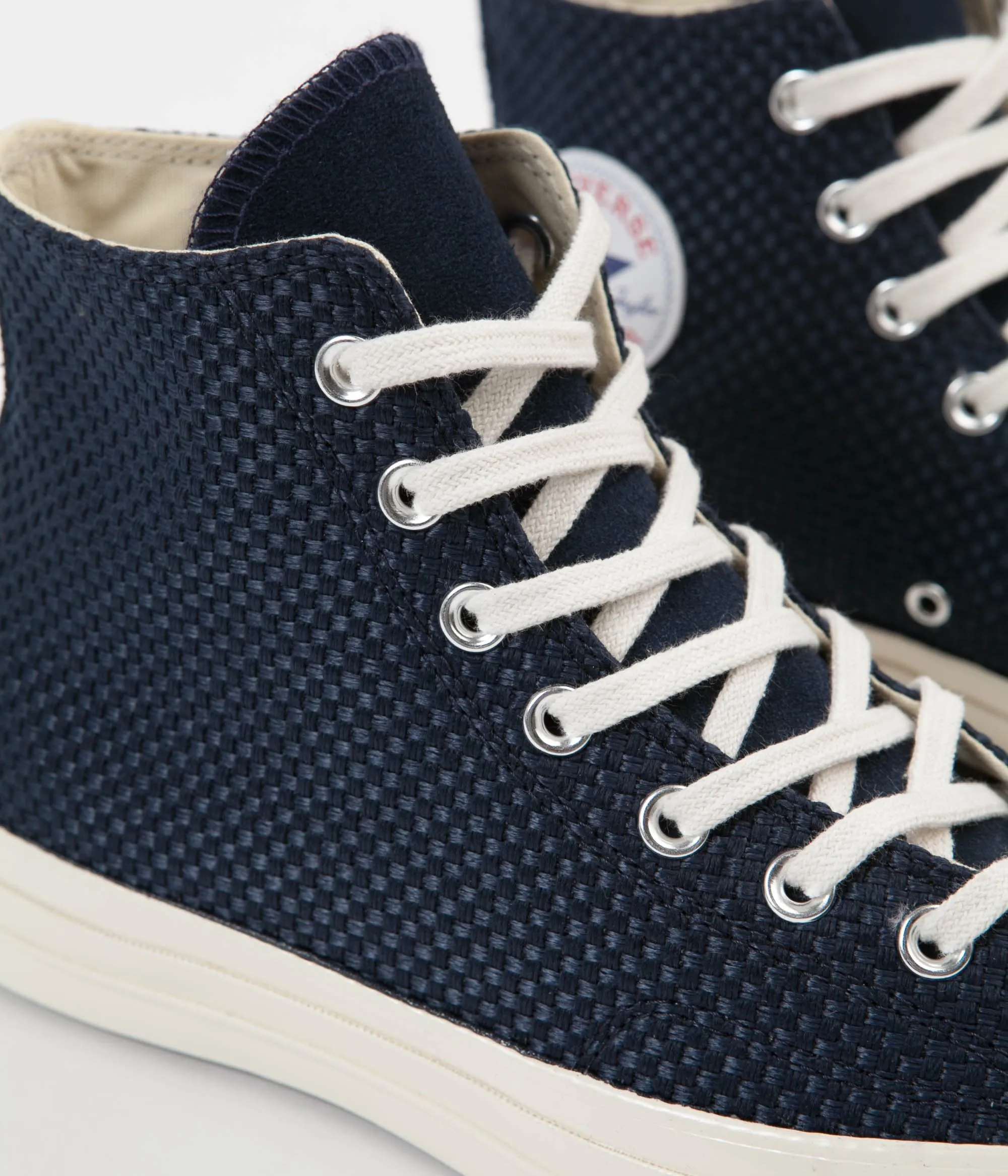 Converse CTAS 70's Hi Woven Shoes - Obsidian / Egret / Egret