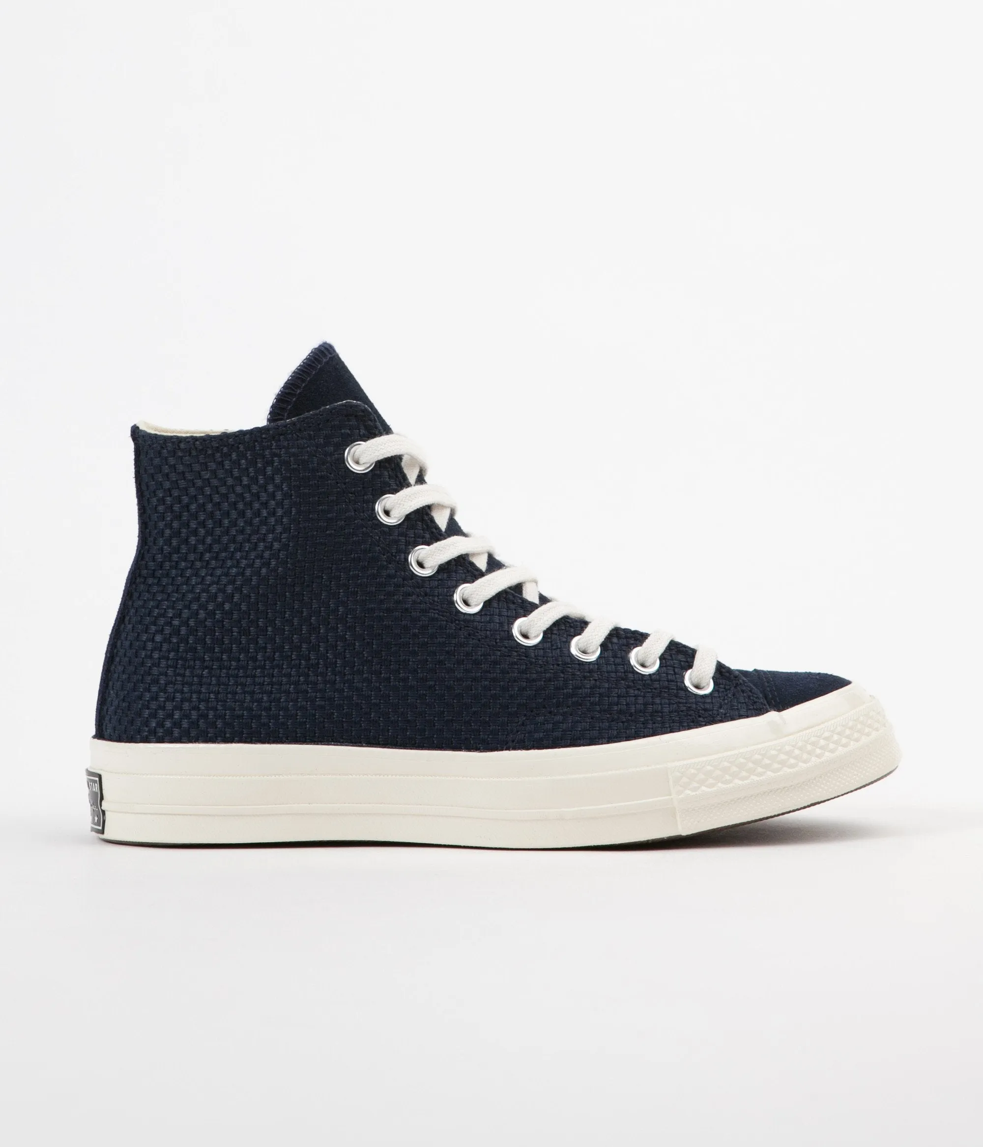 Converse CTAS 70's Hi Woven Shoes - Obsidian / Egret / Egret