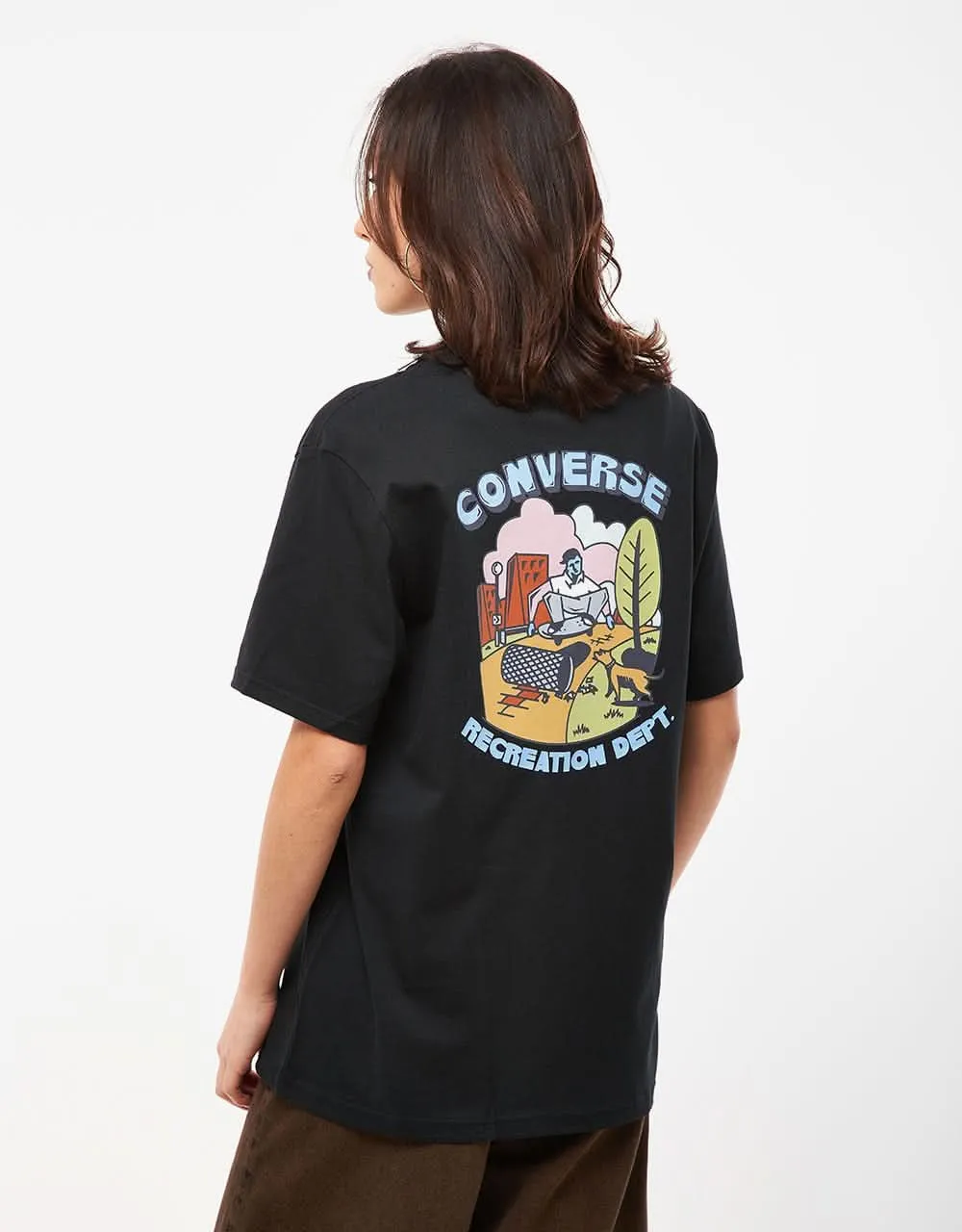 Converse Recreation Department Graphic T-Shirt - Converse Black