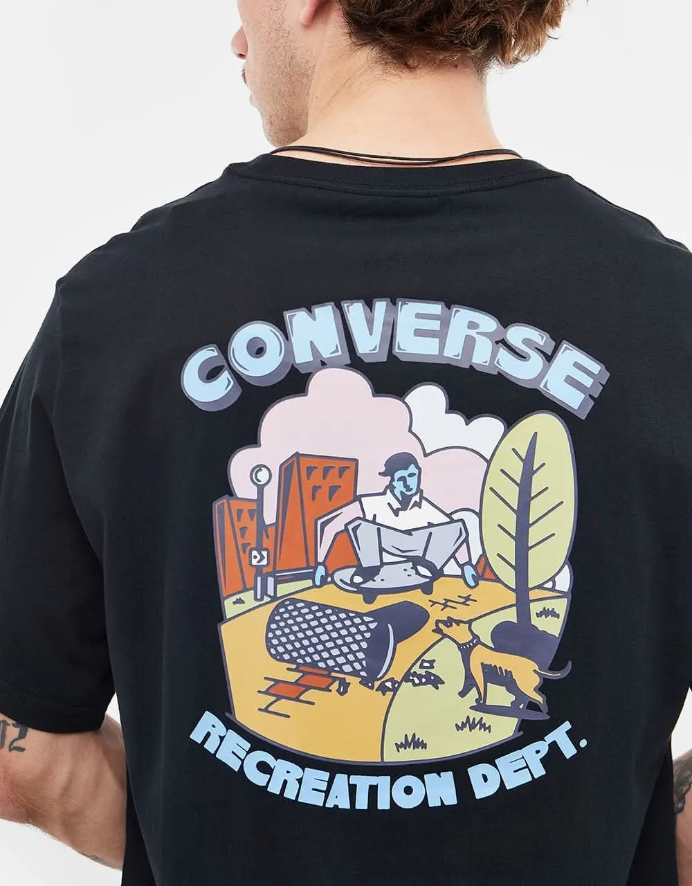 Converse Recreation Department Graphic T-Shirt - Converse Black