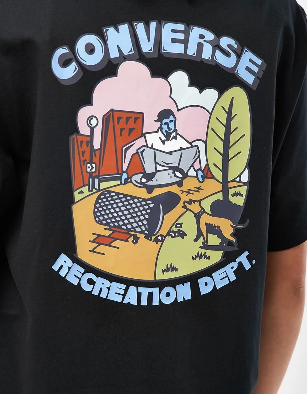 Converse Recreation Department Graphic T-Shirt - Converse Black