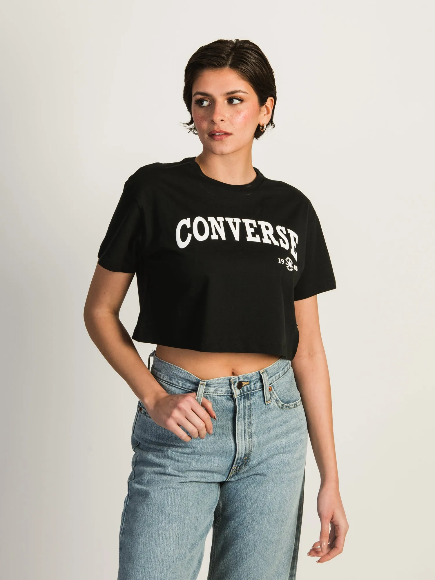 CONVERSE RETRO CHUCK CROPPED T-SHIRT