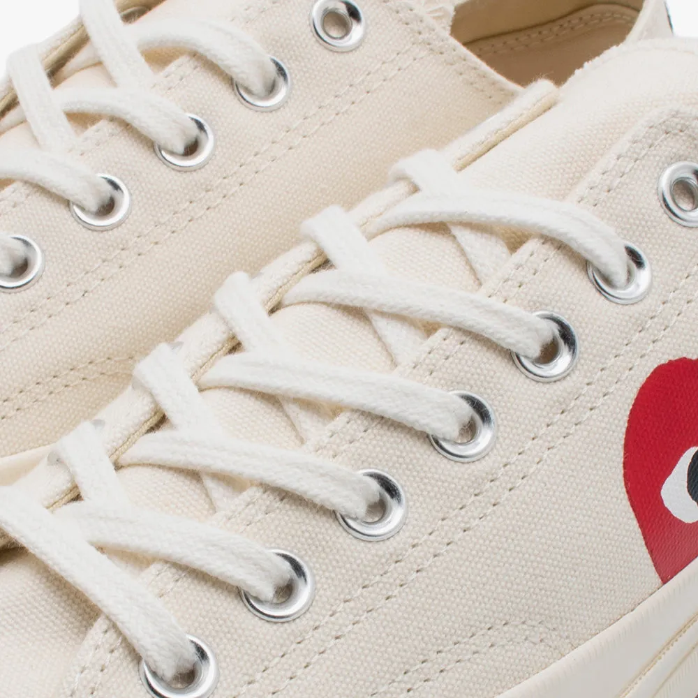 Converse x COMME des GARÇONS PLAY Chuck Taylor Ox / Beige