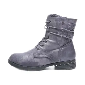 Erynn Ankle Boots Leather Grey Colour For Women