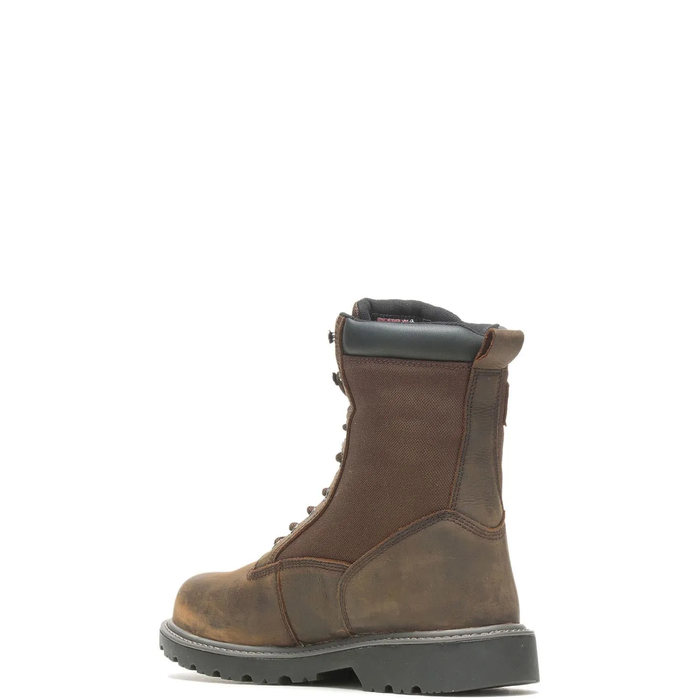 Floorhand 8 Inch Steel-Toe Insulated Work Boot Dark Brown