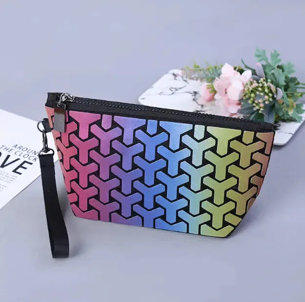 Geometric Bag Women Foldable Waterproof Clutch Crossbody Bags