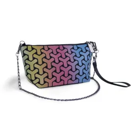 Geometric Bag Women Foldable Waterproof Clutch Crossbody Bags