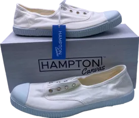 Hampton White Canvas Sneakers EU 38 uk 5