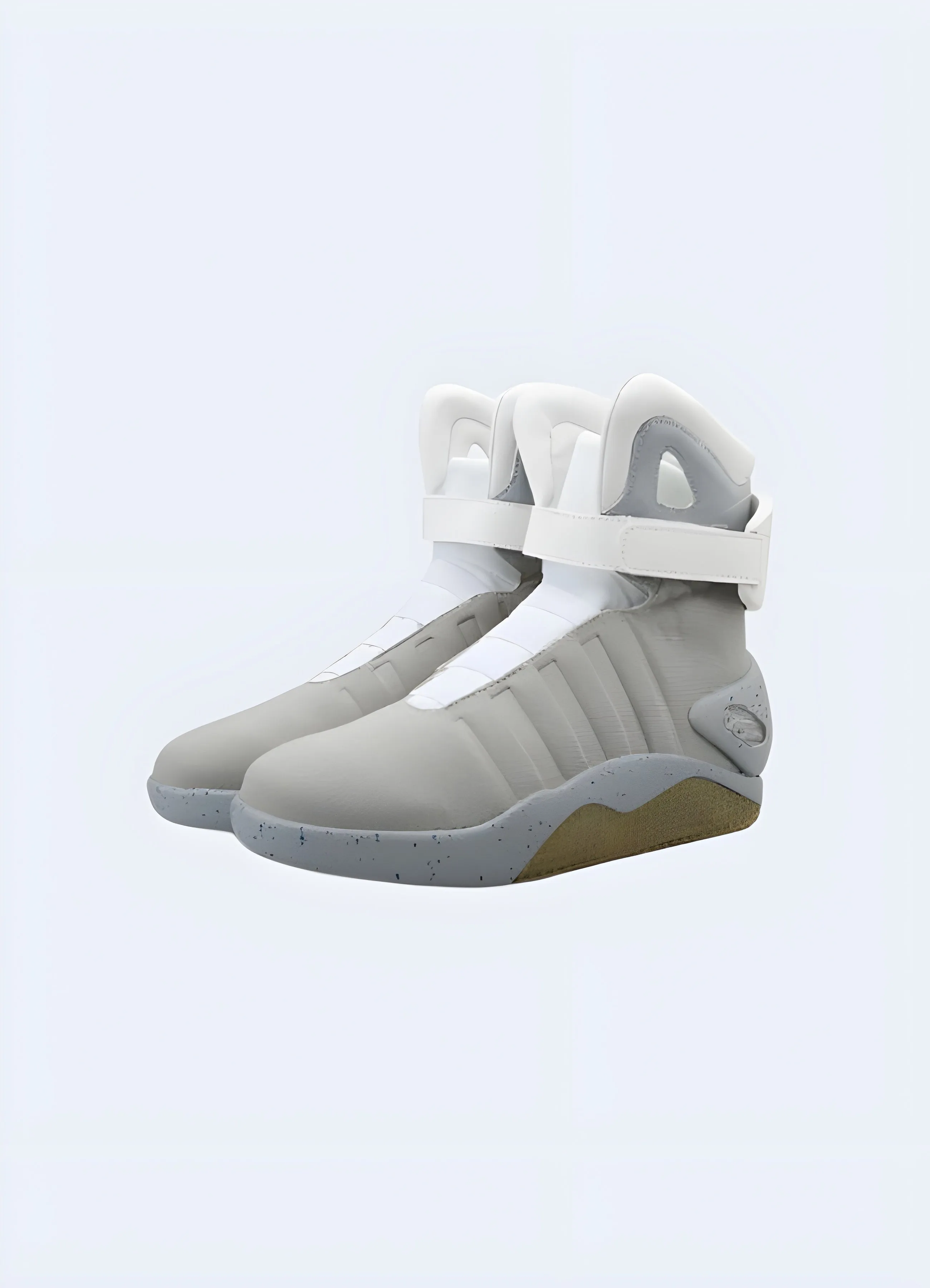 High-Top Futuristic Sneakers