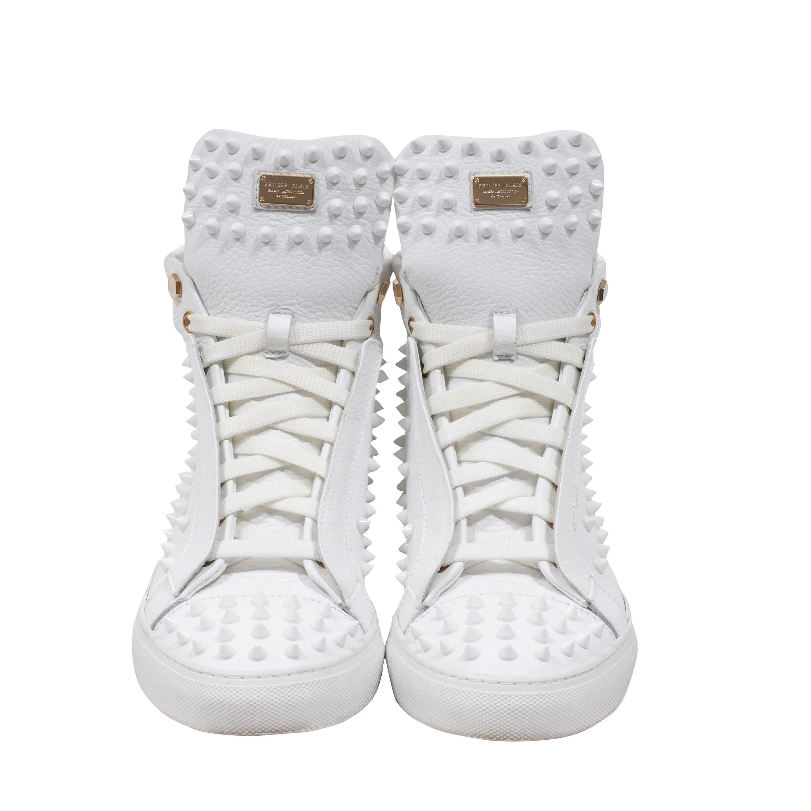 High Top Spiked Sneakers