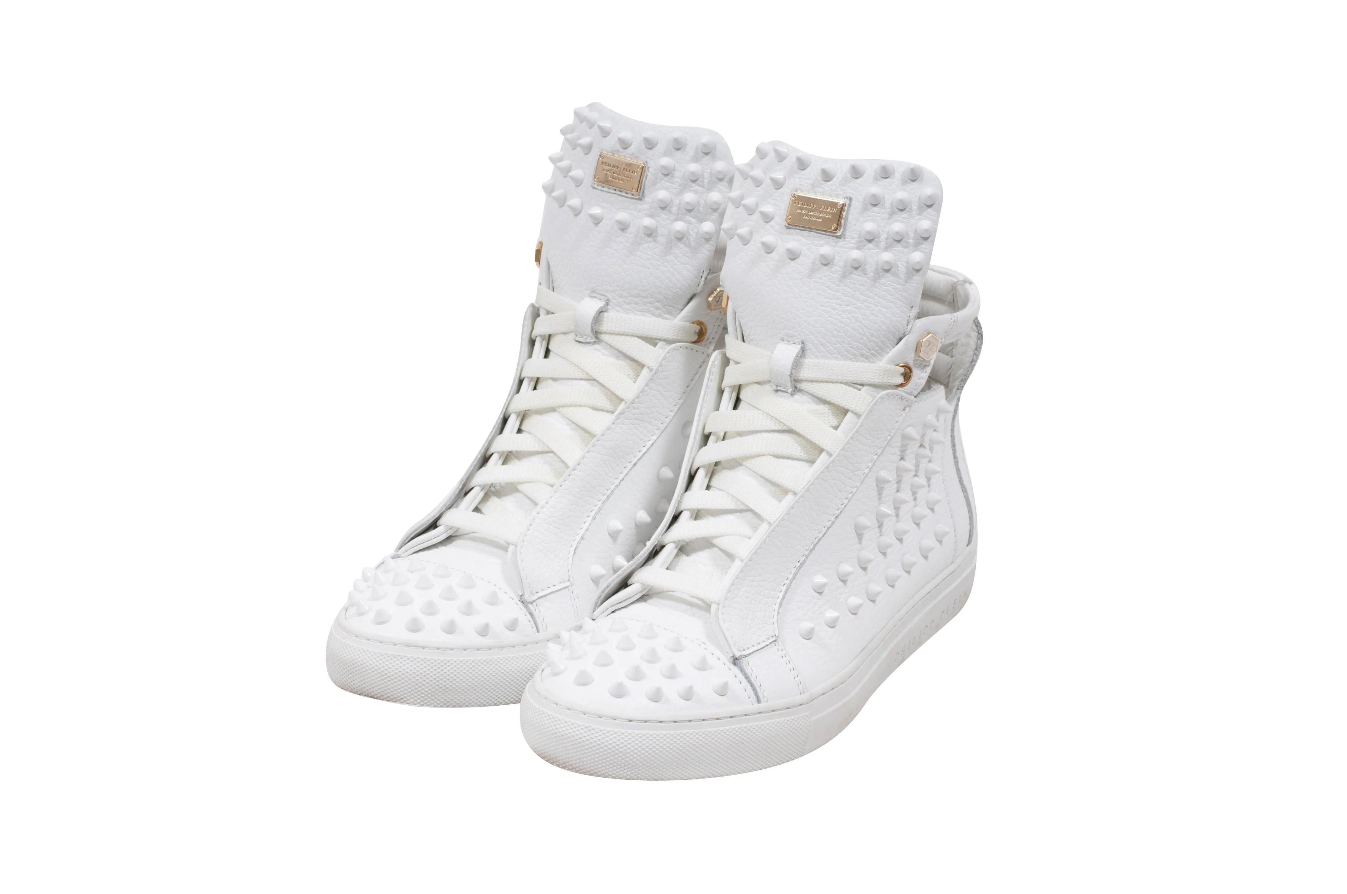 High Top Spiked Sneakers