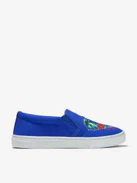 KENZO Unisex Cotton Canvas Elephant Trainers