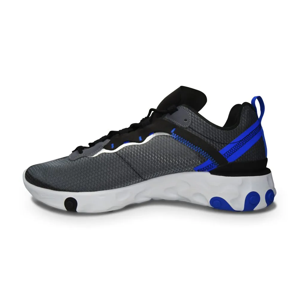 Mens Nike React Element 55 SE - CI3831 003 - Black Racer Blue