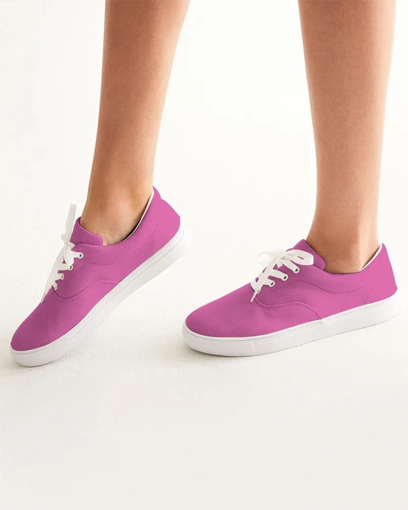 Midtone Magenta Canvas Sneakers | Women's | C10M80Y0K0