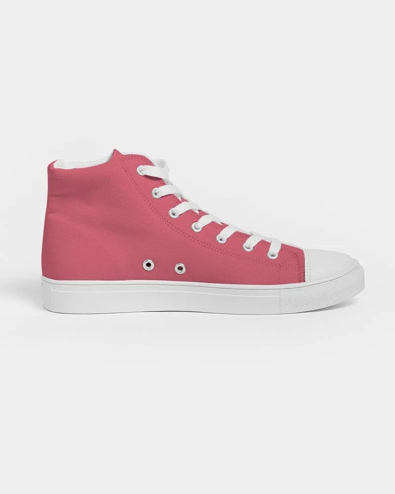 Midtone Pink High-Top Canvas Sneakers | Men's | C0M80Y40K0