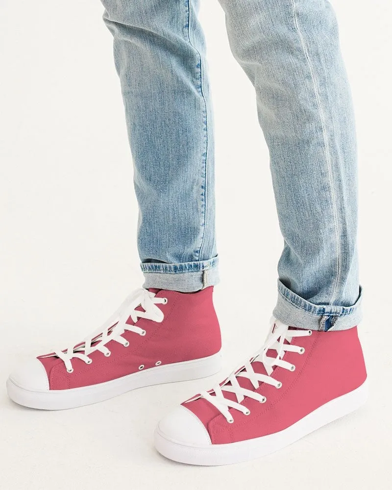 Midtone Pink High-Top Canvas Sneakers | Men's | C0M80Y40K0