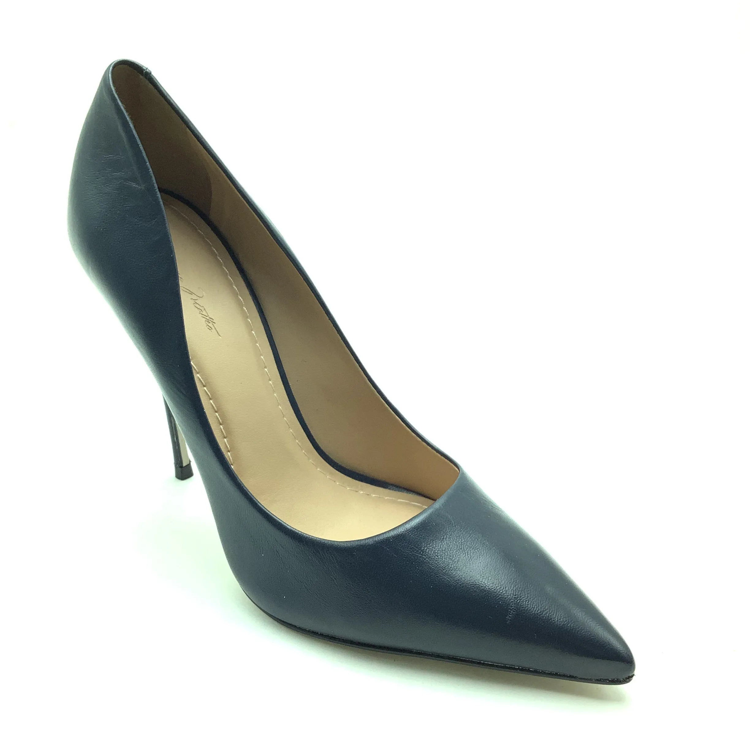 Mossimo Mateo Pumps Leather Navy Size: 7.5