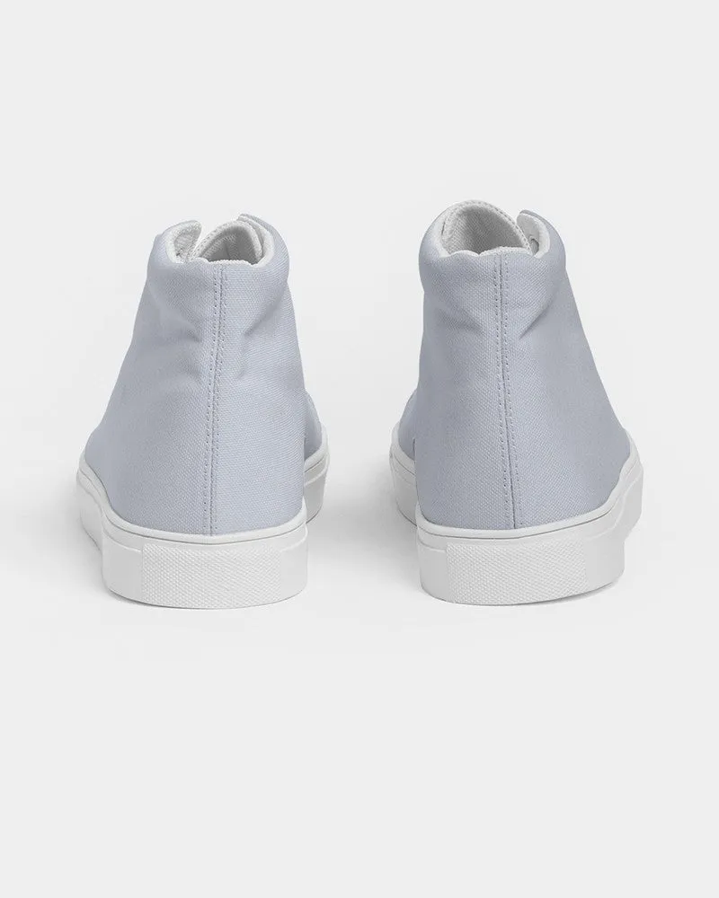 Pale Blue Women's High-top Canvas Sneakers | Women's | Bright Pale Blue | C10M5Y0K0