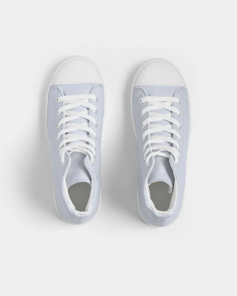 Pale Blue Women's High-top Canvas Sneakers | Women's | Bright Pale Blue | C10M5Y0K0