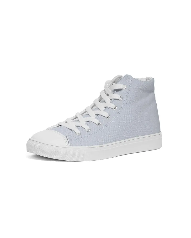 Pale Blue Women's High-top Canvas Sneakers | Women's | Bright Pale Blue | C10M5Y0K0