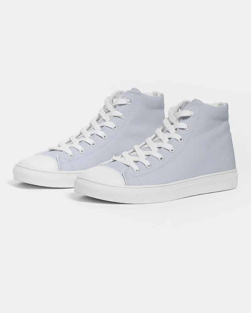 Pale Blue Women's High-top Canvas Sneakers | Women's | Bright Pale Blue | C10M5Y0K0