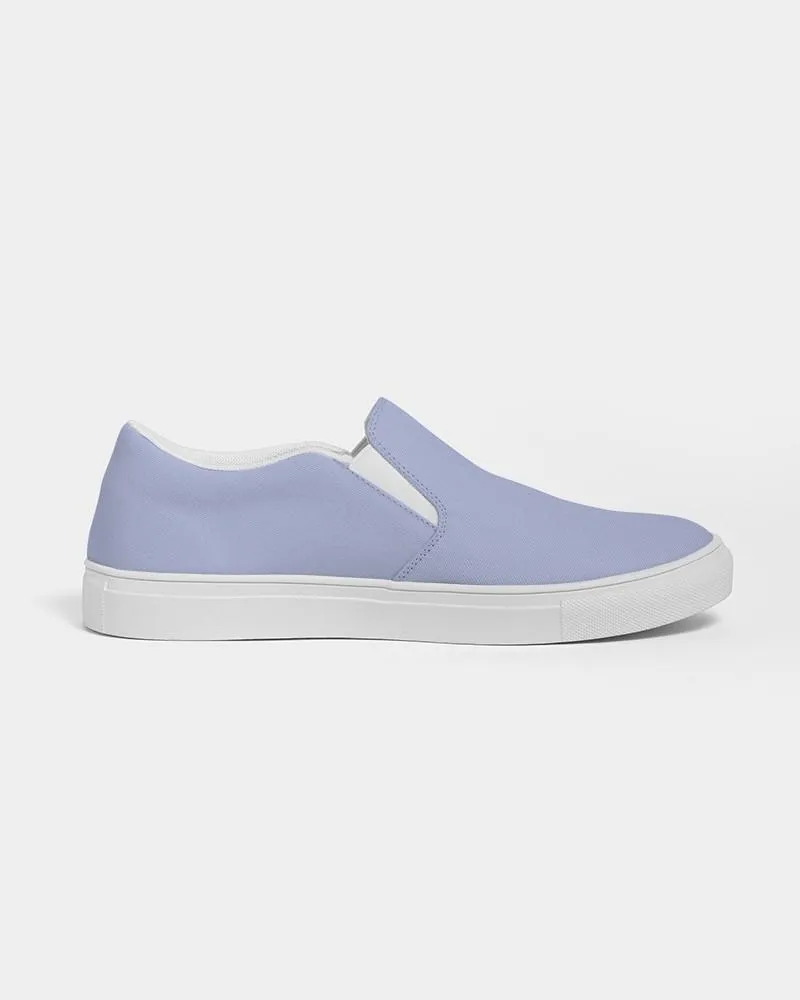 Pale Pastel Blue Slip-On Canvas Sneakers | Women's | Bright Pale Pastel Blue | C30M22Y0K0