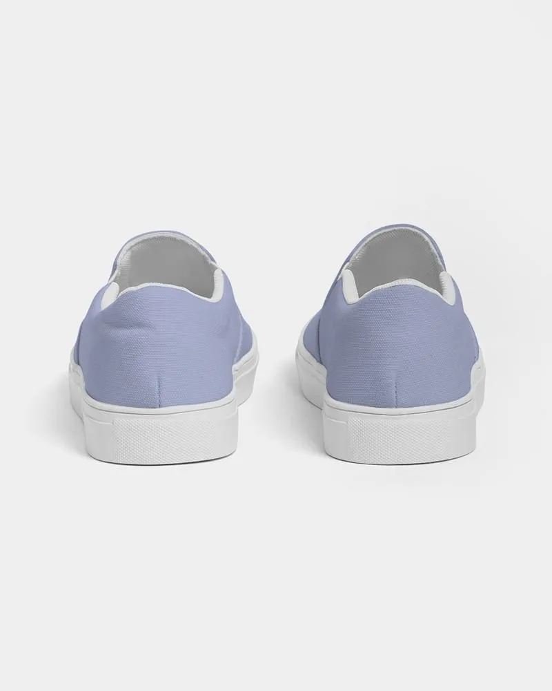 Pale Pastel Blue Slip-On Canvas Sneakers | Women's | Bright Pale Pastel Blue | C30M22Y0K0