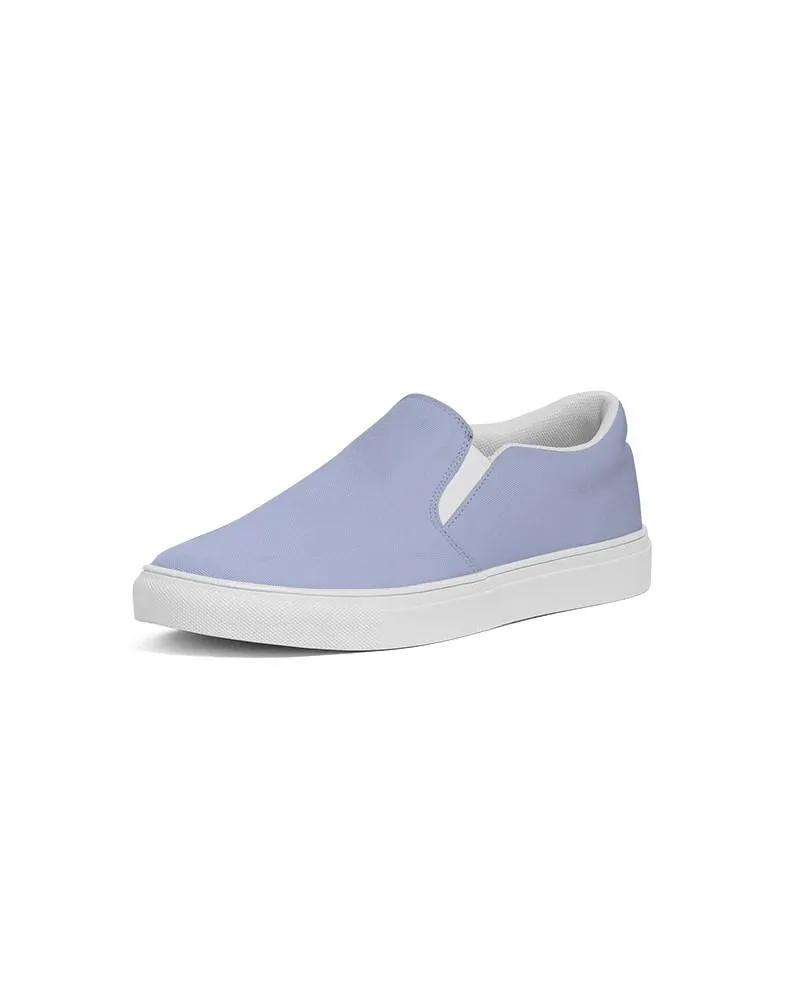 Pale Pastel Blue Slip-On Canvas Sneakers | Women's | Bright Pale Pastel Blue | C30M22Y0K0