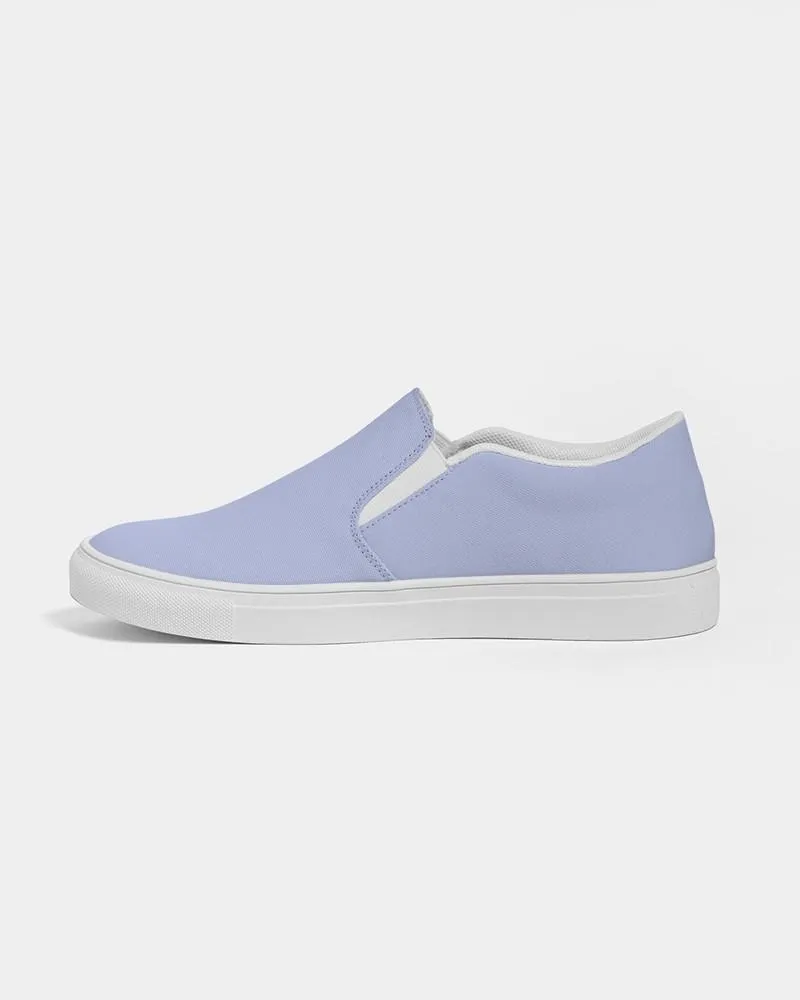 Pale Pastel Blue Slip-On Canvas Sneakers | Women's | Bright Pale Pastel Blue | C30M22Y0K0