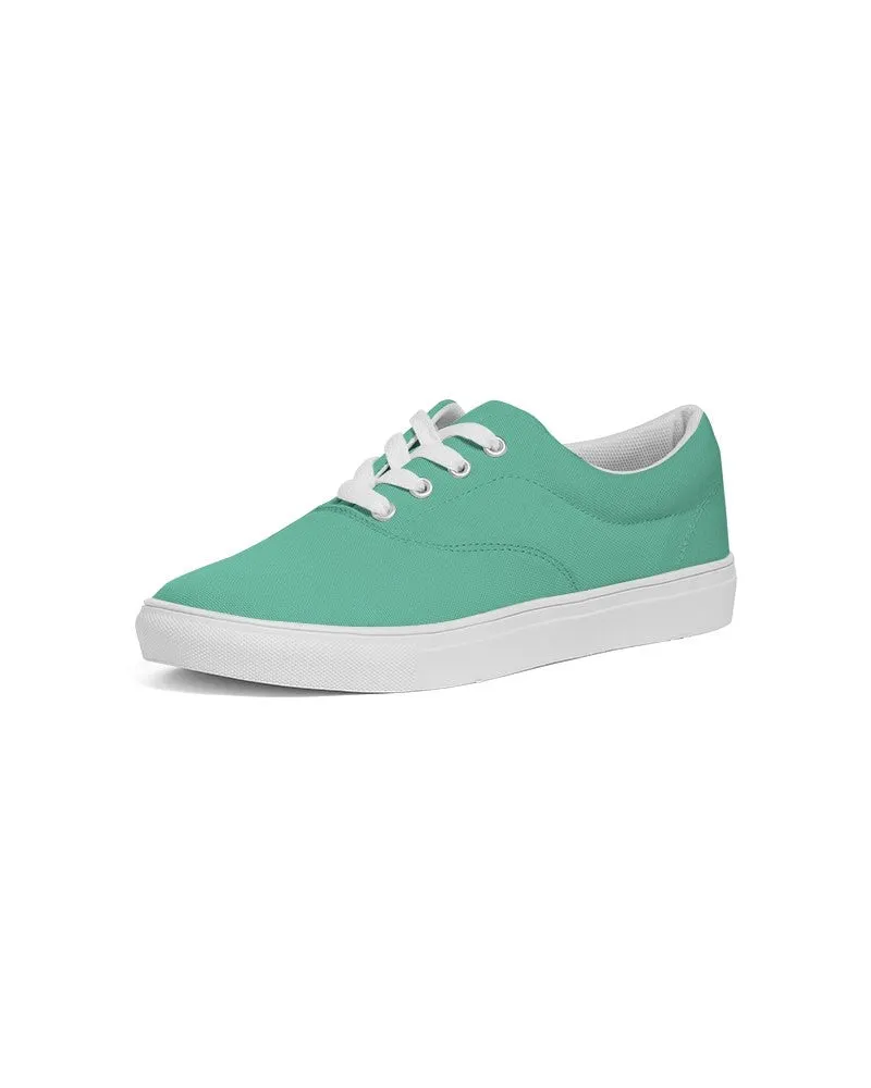 Pastel Cool Green Women's Canvas Sneakers | Women's | Bright Pastel Cool Green | C60M0Y45K0