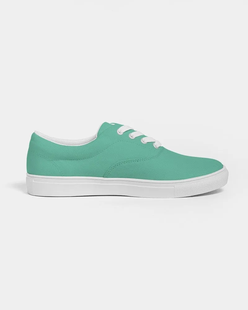 Pastel Cool Green Women's Canvas Sneakers | Women's | Bright Pastel Cool Green | C60M0Y45K0