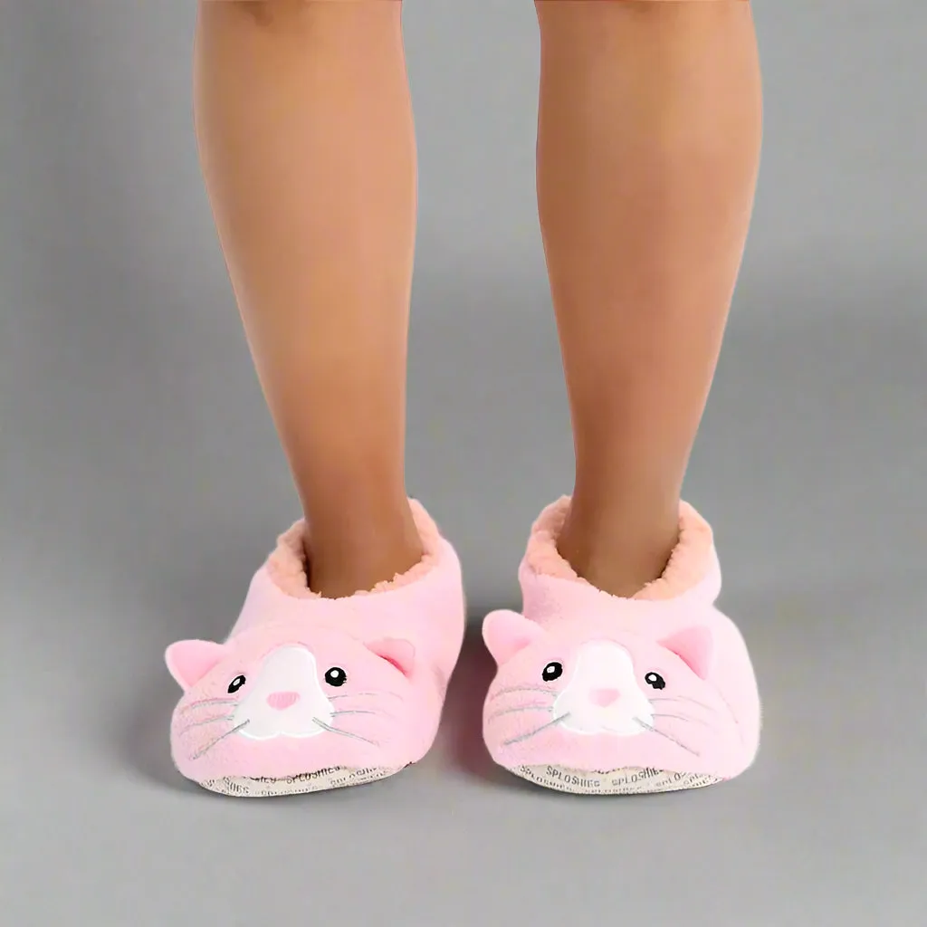 Pink Cat Lady SnuggUps Slippers