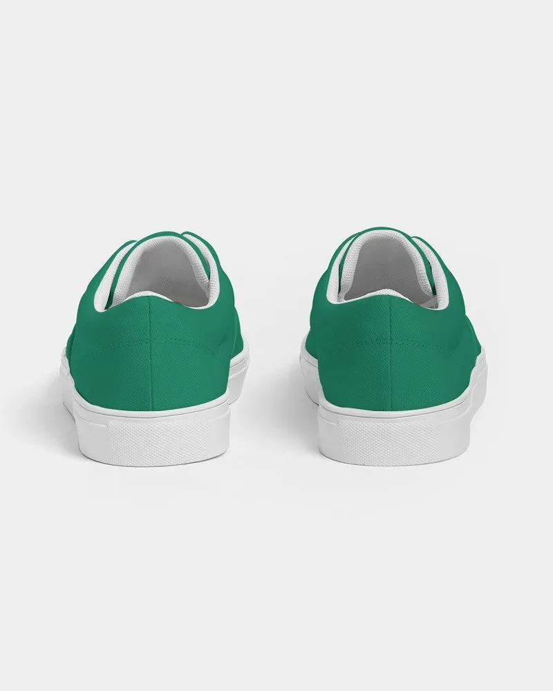 Shaded Green Canvas Sneakers | Men's | C100M0Y75K30