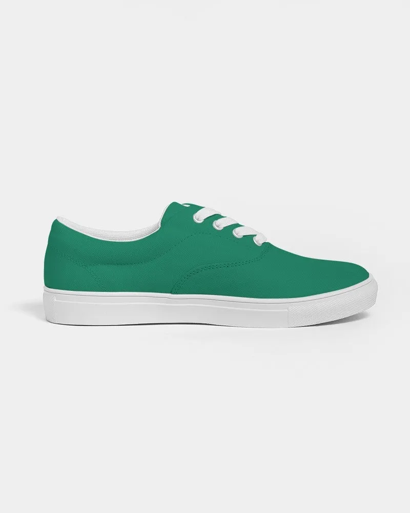 Shaded Green Canvas Sneakers | Men's | C100M0Y75K30