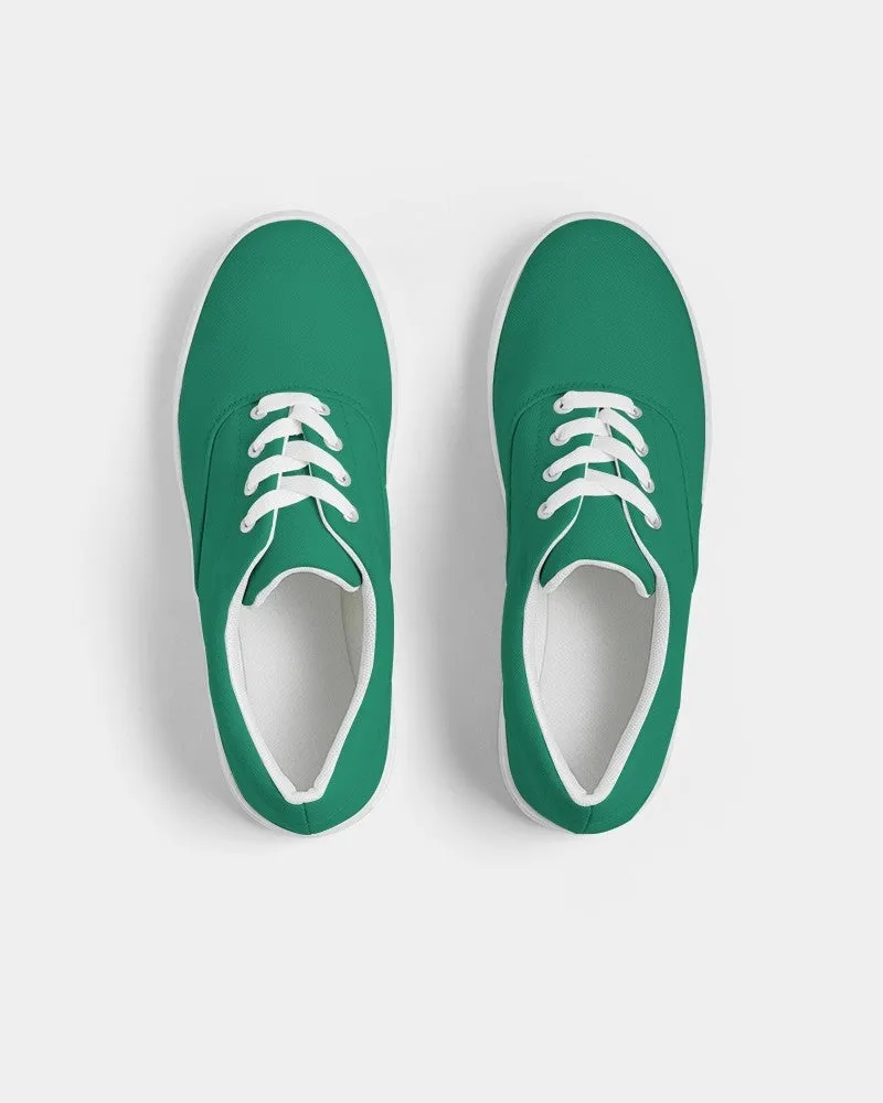 Shaded Green Canvas Sneakers | Men's | C100M0Y75K30