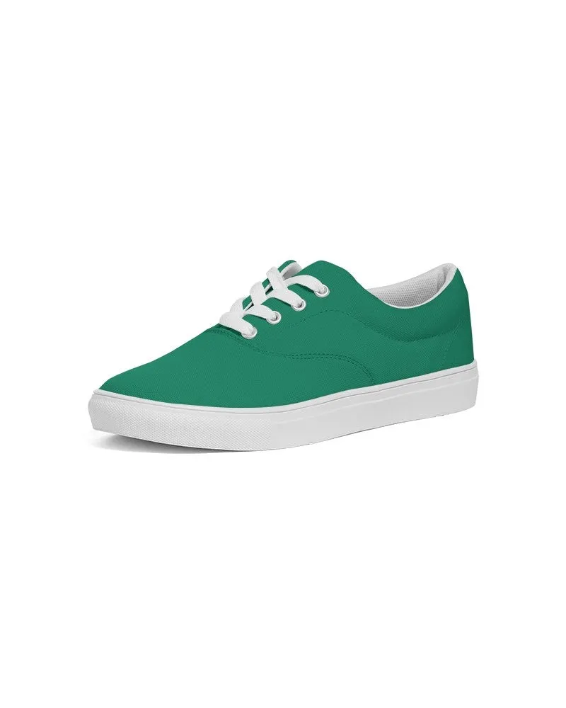 Shaded Green Canvas Sneakers | Men's | C100M0Y75K30