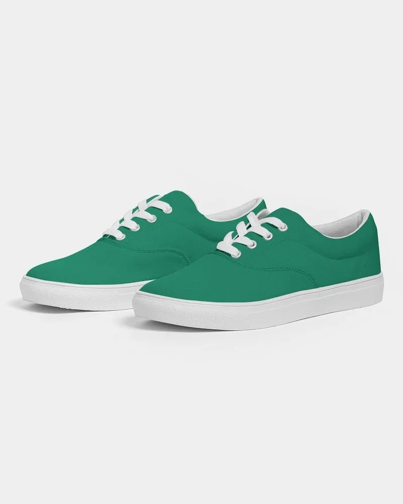 Shaded Green Canvas Sneakers | Men's | C100M0Y75K30