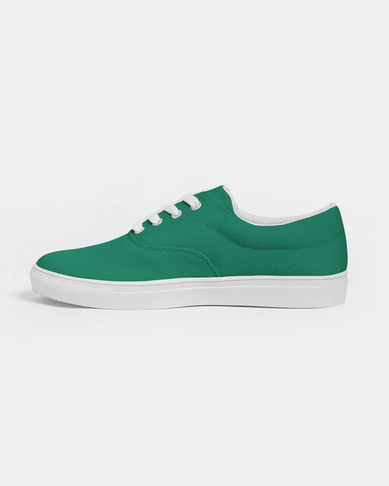 Shaded Green Canvas Sneakers | Men's | C100M0Y75K30