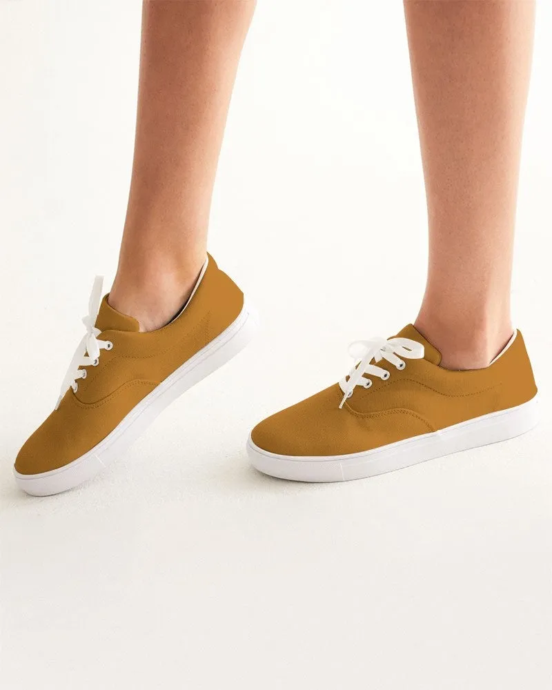 Shaded Orange Canvas Sneakers | Women's | C0M50Y100K30