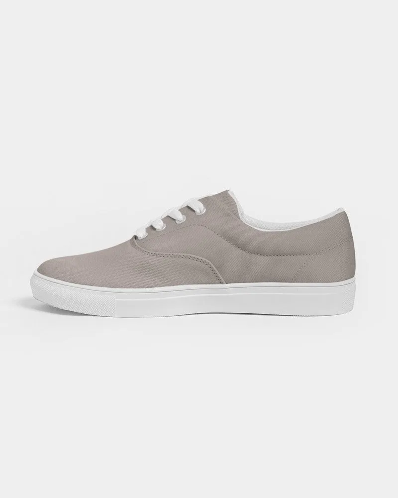 Shaded Pale Red Brown Canvas Sneakers | Women's | C0M10Y10K30