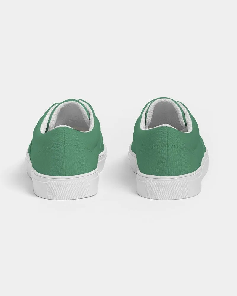 Shaded Pastel Green Canvas Sneakers | Women's | C60M0Y60K30